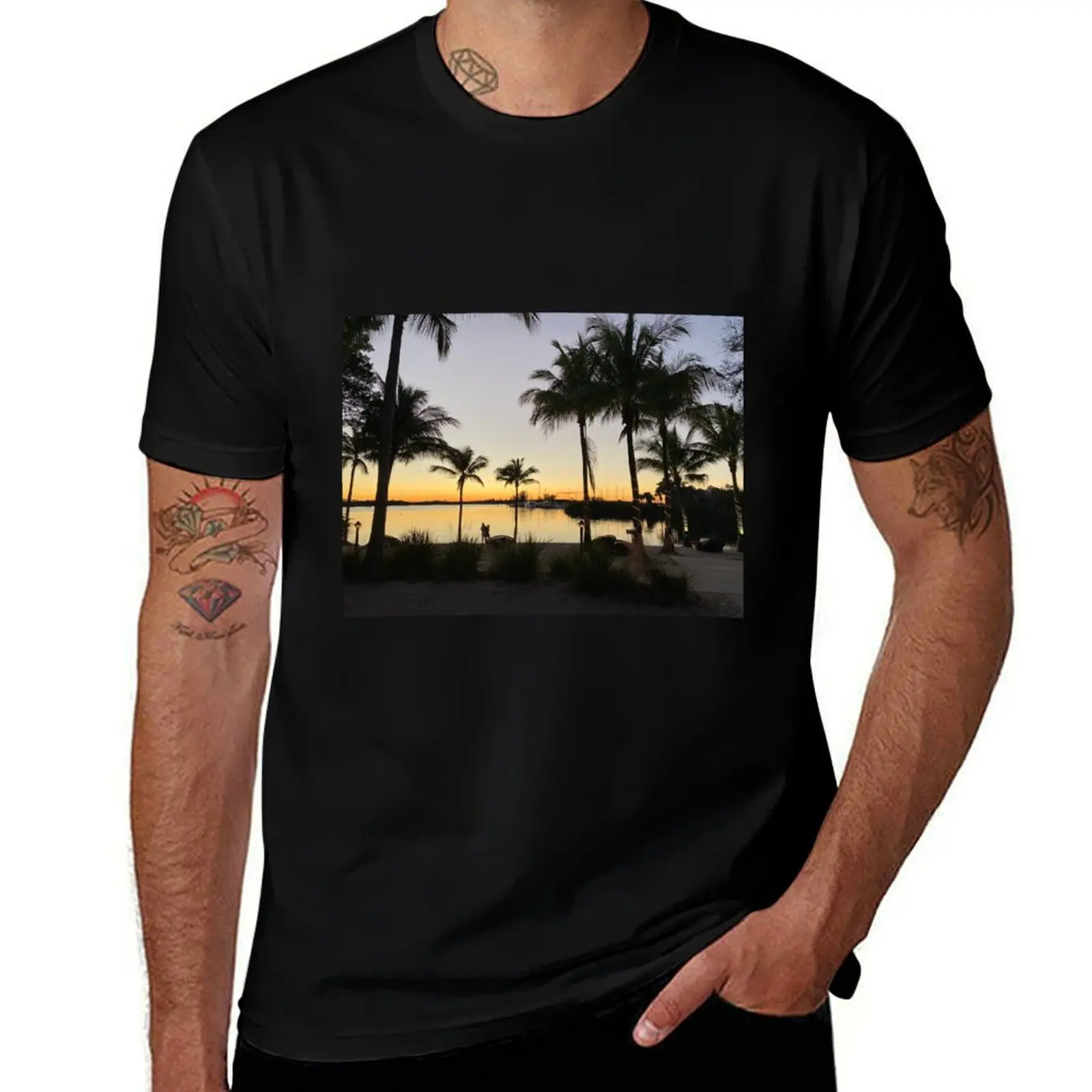 

Sunset at Sandpiper Bay Club Med Florida T-Shirt t shirt custom print t shirts for man cotton funny T-Shirt