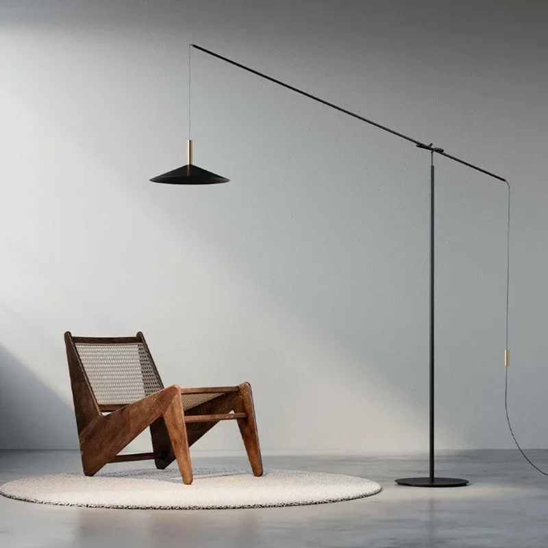 

Modern Black LED Floor Lamps Living Dining Room Kitchen Lighting Lustre Decor Stand Lamp Indoor Bedroom Vertical Lights Fixture
