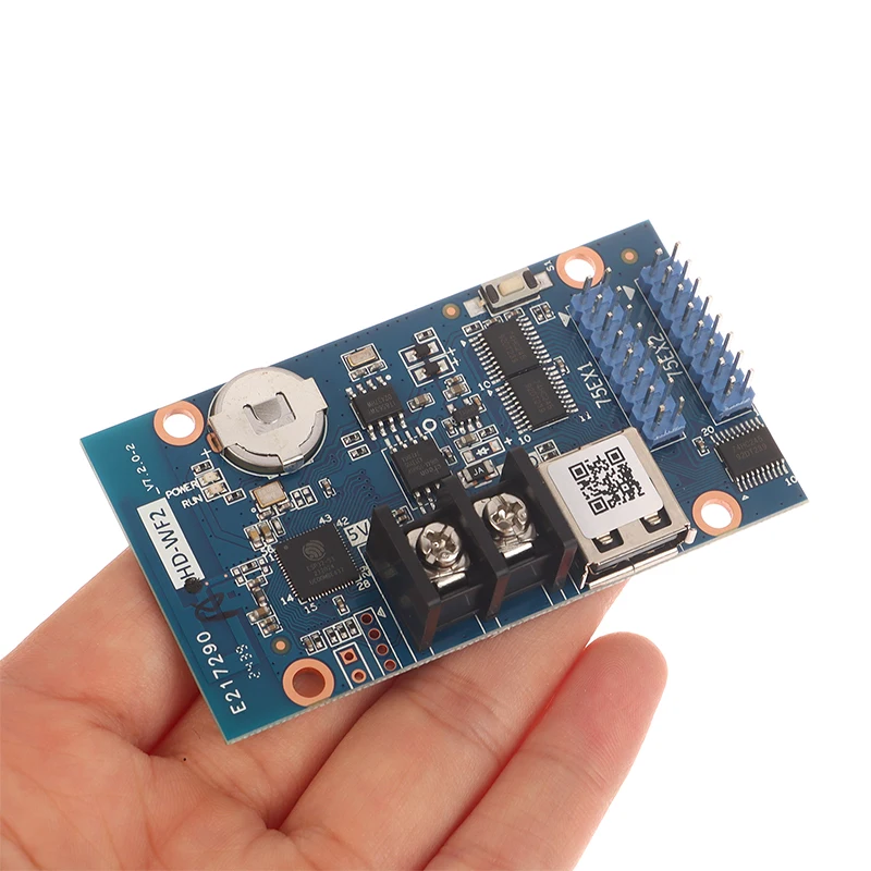 HD-WF2 Full Color LED Panel Pixel Display Control Card For LED Display Screen USB Port Main Board Supports Mobile WiFi