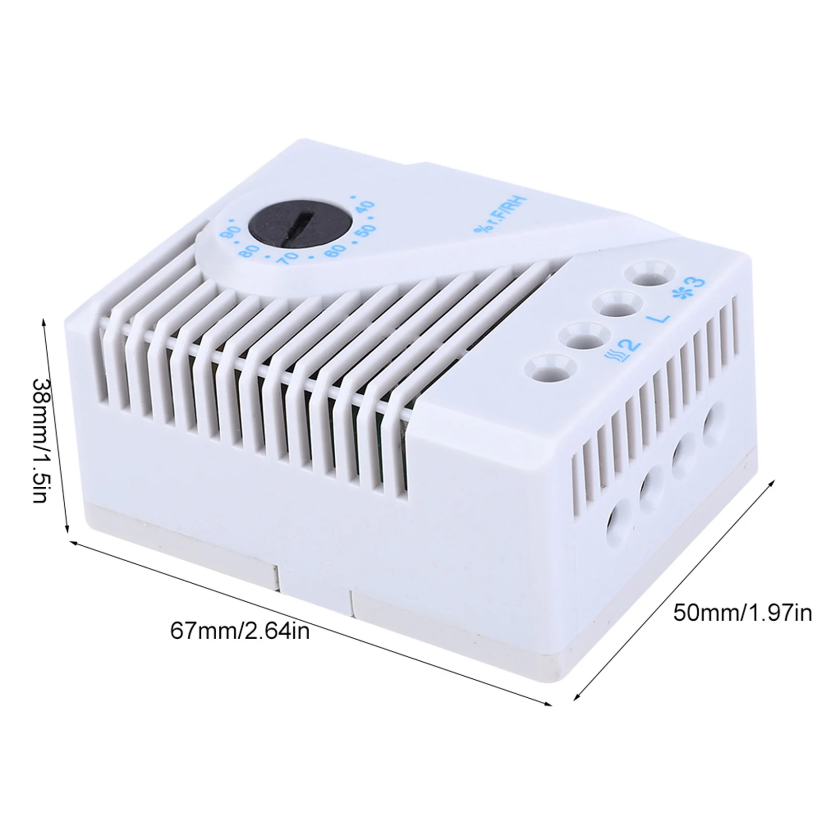 Humidity Controller Hygrostat MFR012 MFR012 Mechanical Humidity Controller Hygrostat Fan Heater for TV Cabinet Humidity Adjuster