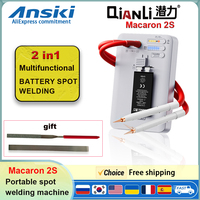 ﻿ Macaron 2S Spot Welding Machine Double pulse with 11 levels output Power Micro Spot Welder for Phone 11-16PM Battery repair