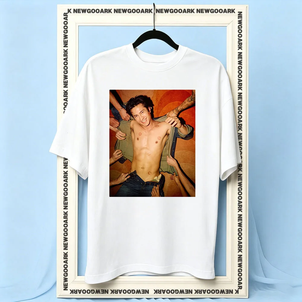 Hudson Williams Shirt Woman Man Summer Cotton Graphic T Shirts Adult Streetwear Camisetas Short-sleev Breathable O-neck