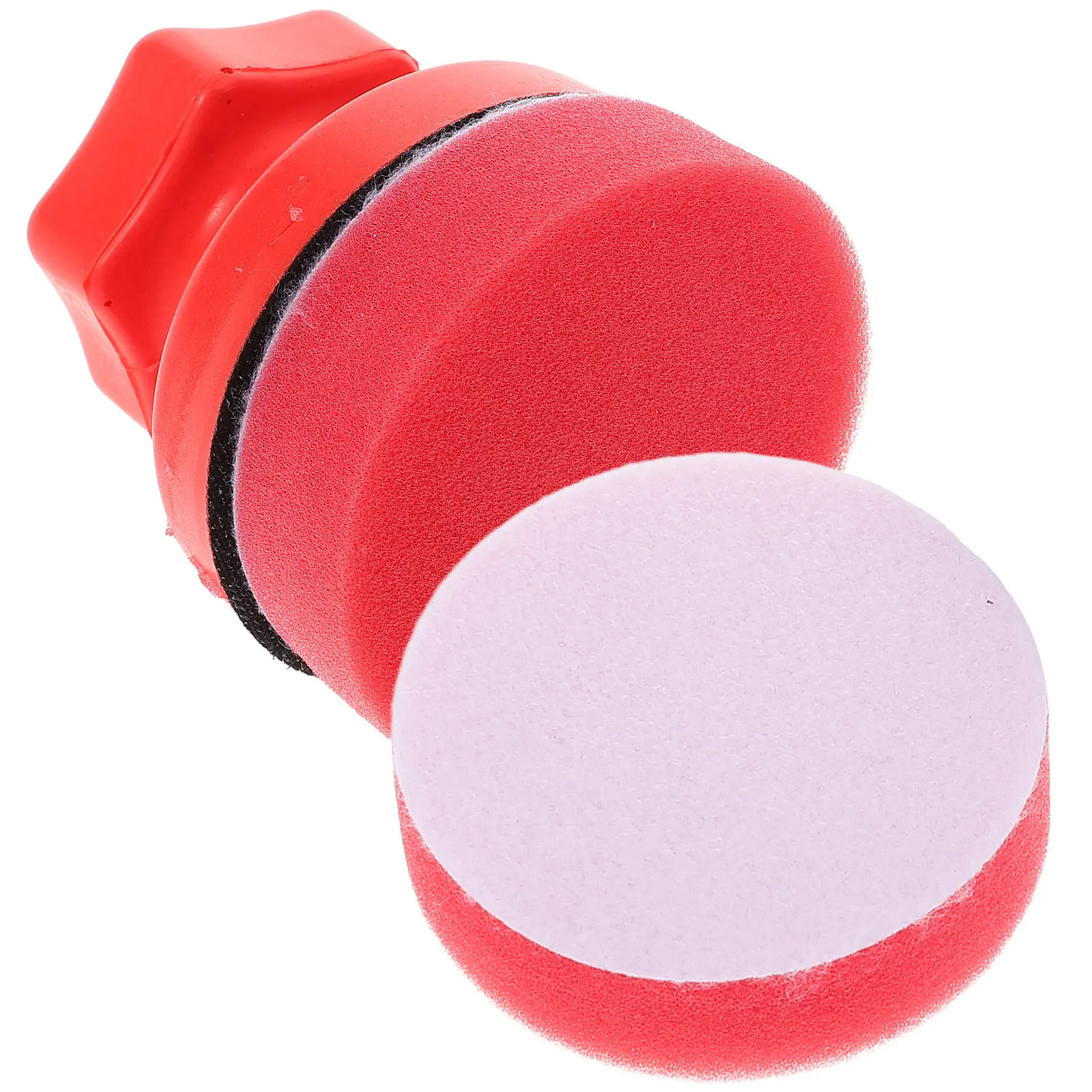 1Set Handheld Car Waxing Sponge Set Ergonomic Octagonal Design Manual Polishing Pad Kit for Car Boat Household Detailing