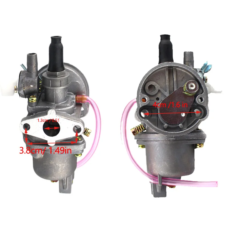 Carburetor 38mm 13mm / Air filter 42mm for 47cc 49cc 50cc 2 Stroke Mini Pocket Bike ATV Motorcycle Part - view 3