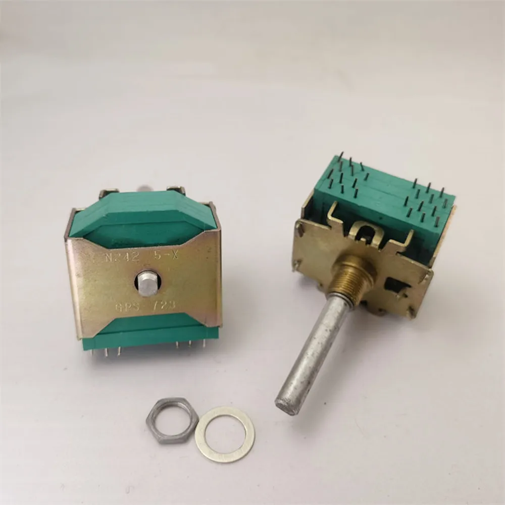 Original New 100% N242 5-X GRS 723 4-channel stepper 40-point 24pin band switch handle 43MMF