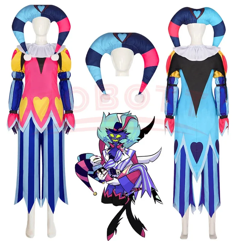 

DY2025Fizzarolli Cosplay Fantasia Anime Costume Disguise for Adult Women Clothes Hat Set Role Play Outfits Halloween Carnival Su