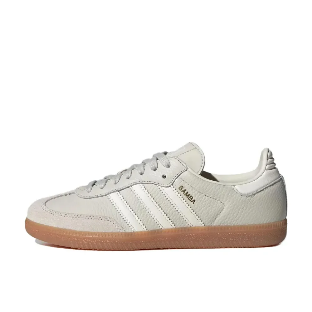 Adidas New Samba OG Low Herren- und Damen-Sneaker, klassische Retro-Boardschuhe, modische, atmungsaktive Sneakers, Schwarz und Weiß