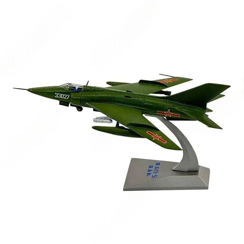 1:72 Scale Q-5 Strike Aircraft Model Alloy Simulation Airplane Diecast Q5 Strong For Collection Aviation Display With Stand