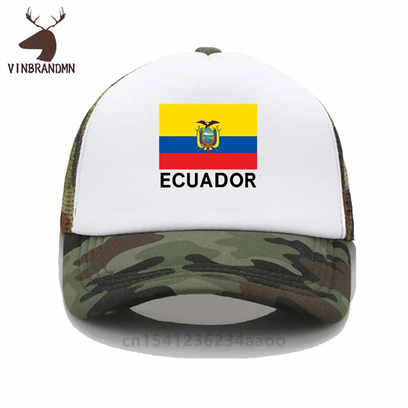 2023 New Fashion Baseball Caps Ecuador Ecuadorian Classic Fishing Hat Outdoor Casual Sun Visor Football Hats Vintage Burcket Hat