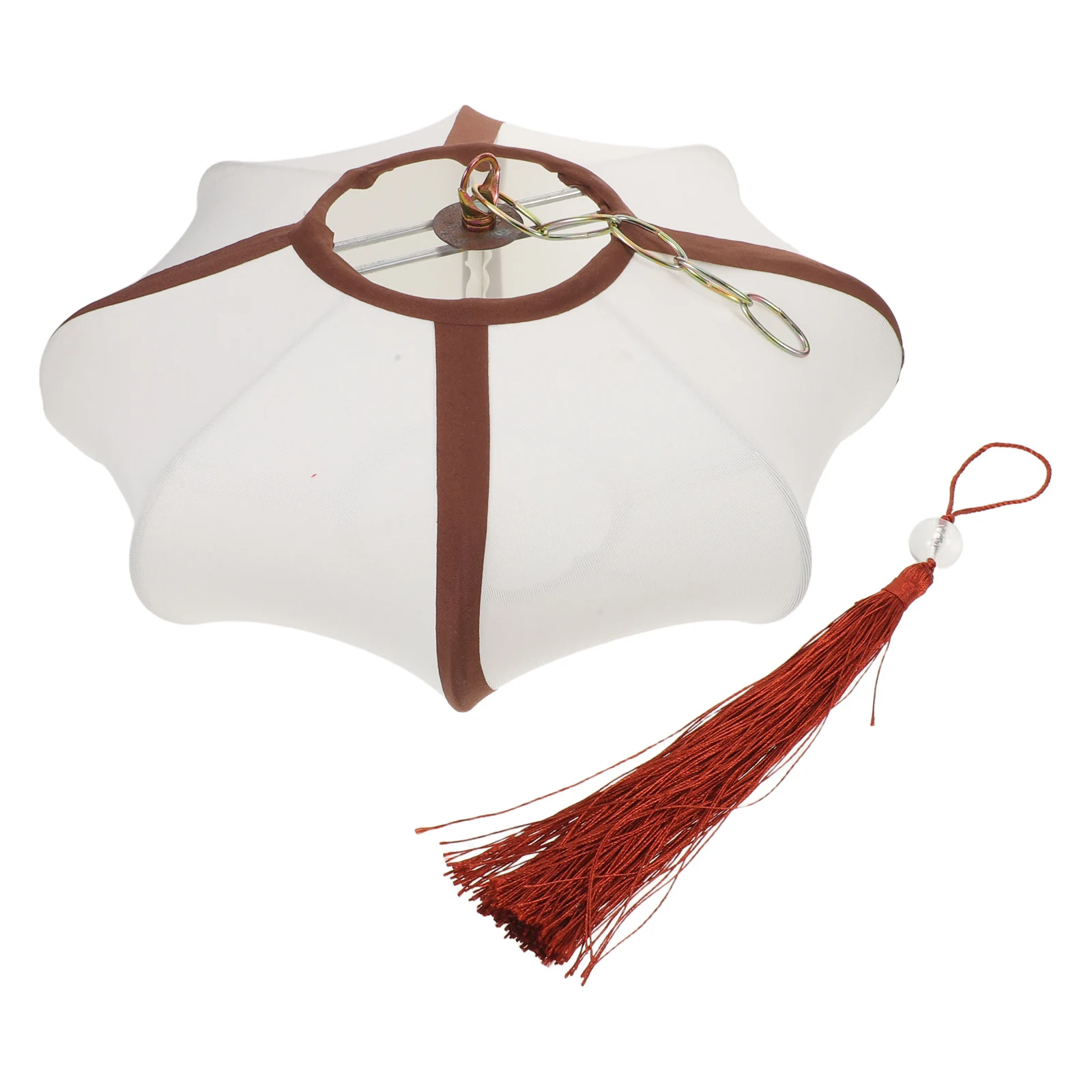 

Fabric Lantern Chinese Traditional Lampshade Decor Unique Asian Light Cover Cloth Style Decorative Vintage Pendant