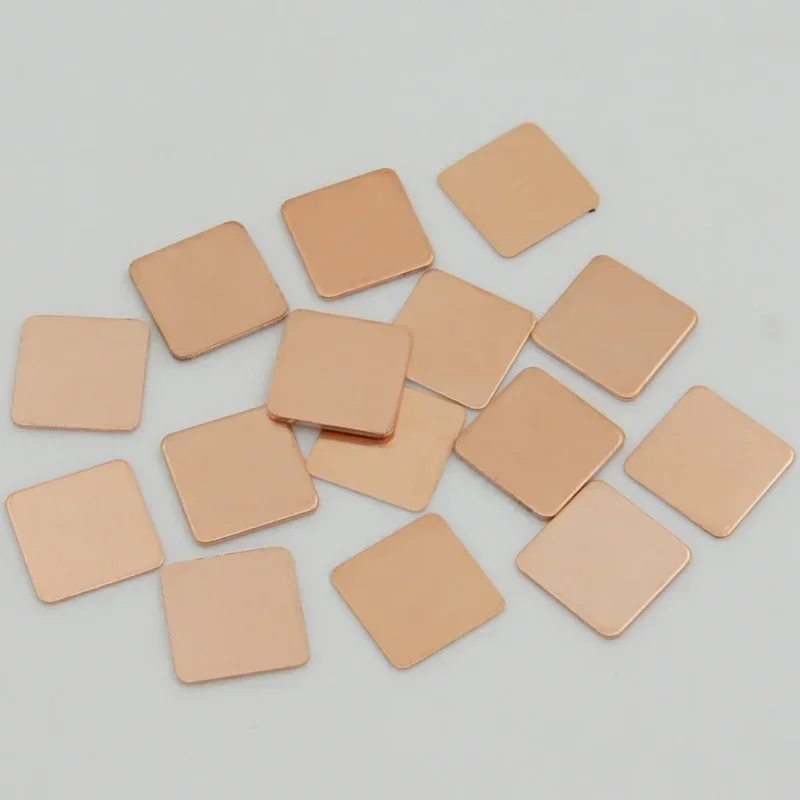 

5pcs/lot Copper Shim Heatsink Thermal Pad GPU CPU Laptop thickness 0.1mm 0.3mm 0.4mm 0.5mm 0.6mm 0.8mm 1mm 1.2mm 1.5mm 1.8mm 2mm