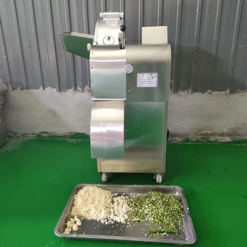 Food Processor Shredder 110V 220V Vegetable Dicing Machine Carrot Potato Onion Granular Cube Cutting Machine