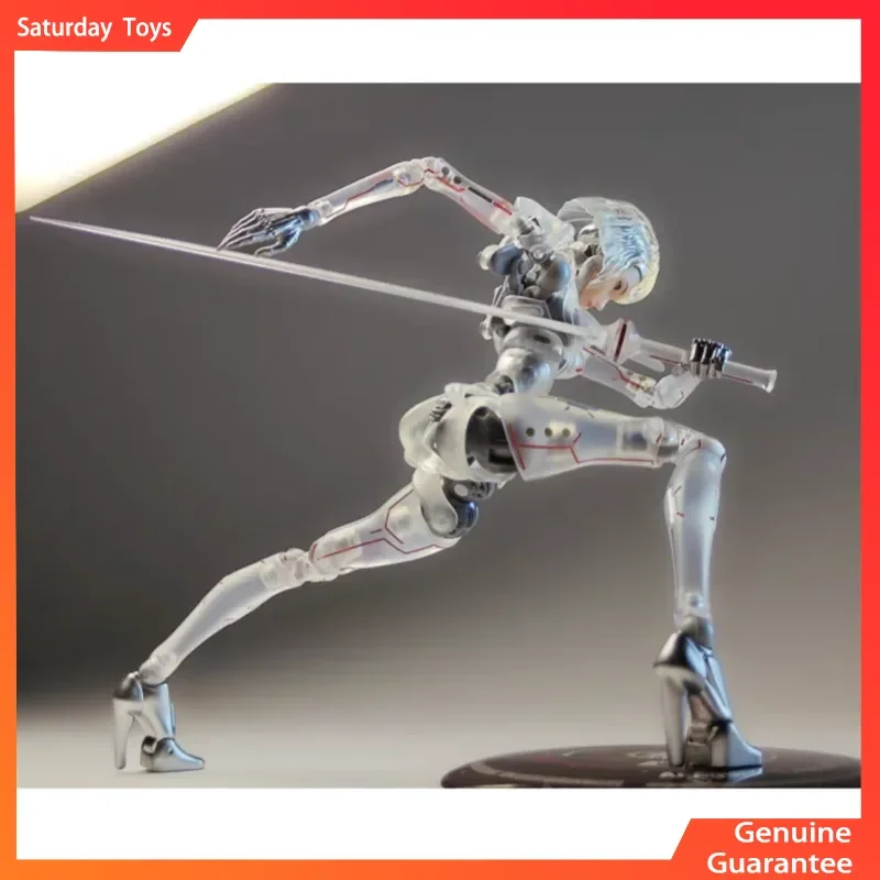 구케 스튜디오 1/12 스케일 AI 여성 액션 피규어 신규 입고, 초현대적인 디자인의 누드 스켈레톤 바디, 수집가용