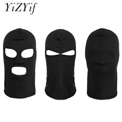 Women Men Mask 1/2/3 Hole Balaclava Cap Head Hood Unisex Mask Halloween Cosplay Game Party Hat Men Army Tactical's Face Mask