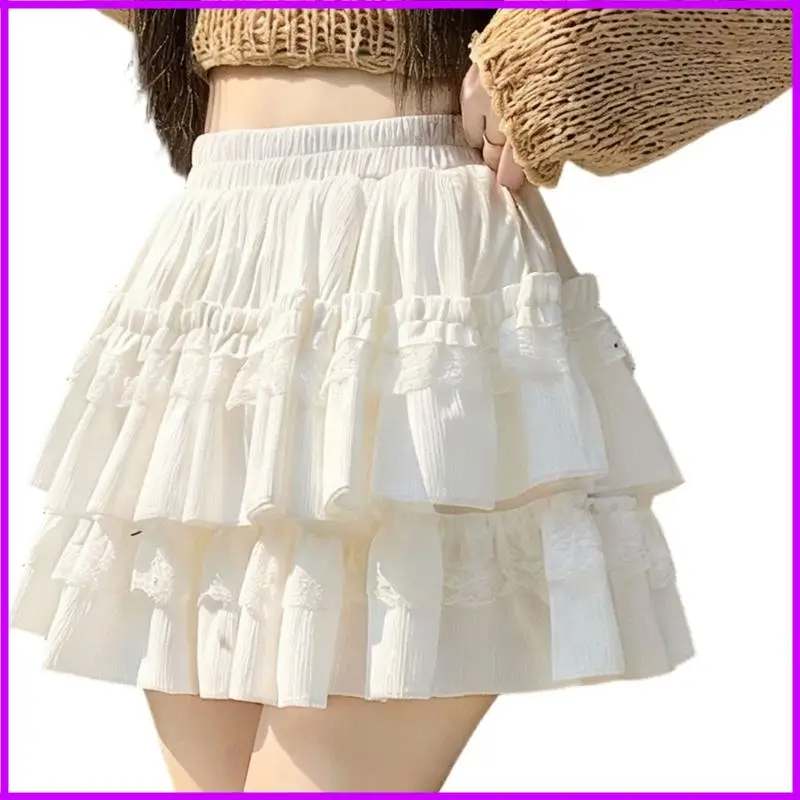 Comoda gonna in morbido velluto a svasata a pieghe, abbigliamento da donna