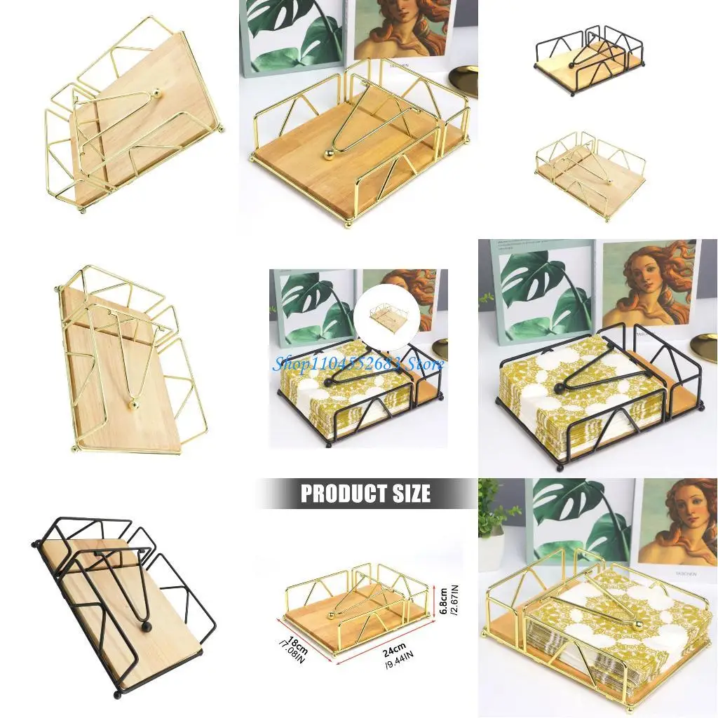 Y6GD Hollows Designs Tissue Storage Stand with Base Iron Construction & Wheel Tissue Holder for Flexible Placement Gift