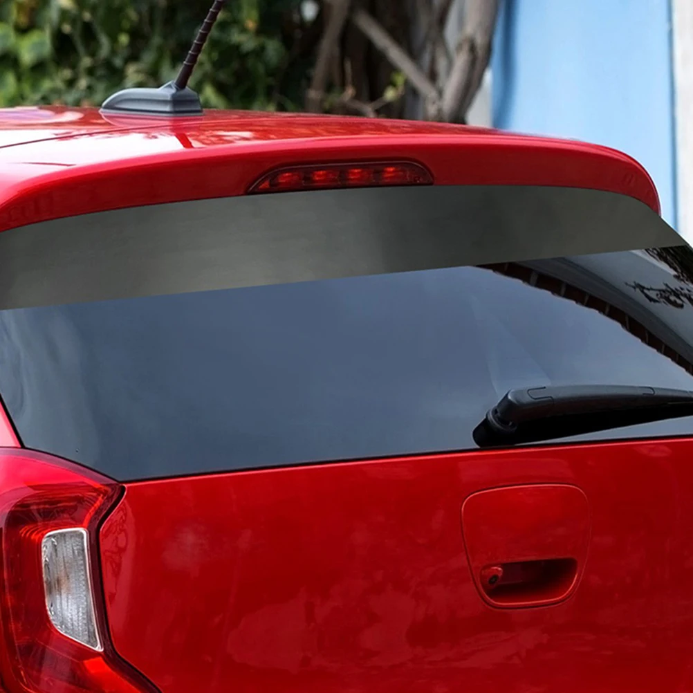 

2Pcs Glass Sun Shade Sticker Fade Resistant Matte Finish Universal Fit for Front Rear Windshield Sun Protection Car Window Decal