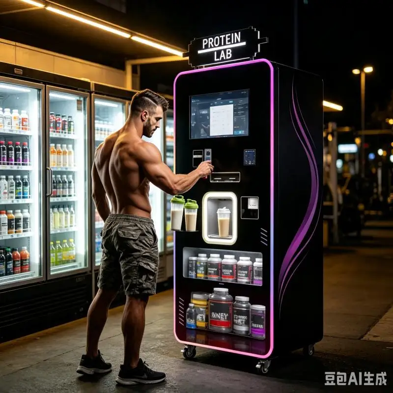 Protein Shake Vending Machine Customized Smart Nutrition Drink Dispenser Fitness Center Gym Use High Efficiency Automatic Mixer