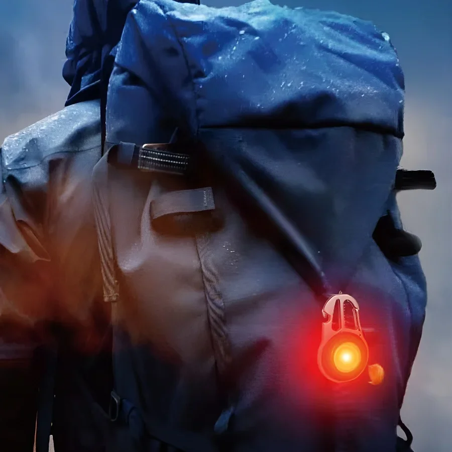 

1PC LED Lamp Multifunction Keyring 7 Light Mode Portable Pocket Light with Screwdriver Bottle Opener for Outoor Hiking Fishing