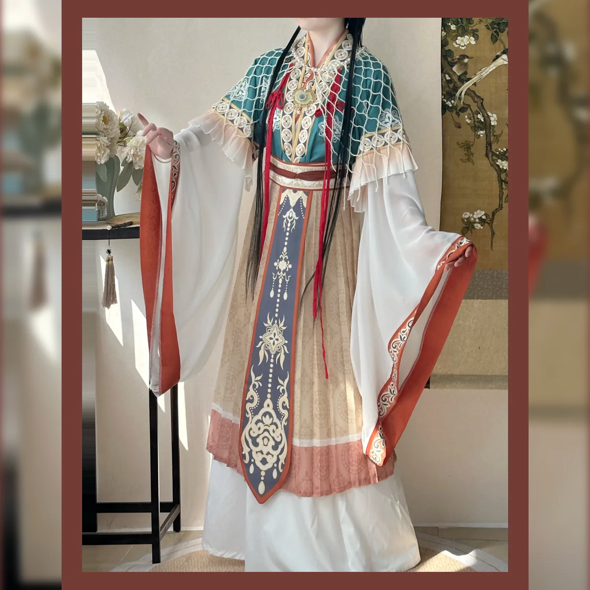 Fanghuating Hanfu Dress New Immortal Clothing Antique Restoration Wei Jin Style Improved Traditional Hanfu Clothing