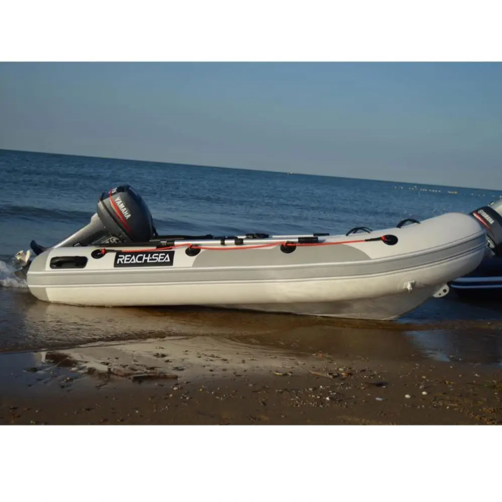 REACHSEA ul  2025 Cheap Luxury Inflatable Rib Boat China Aluminum Foldable Pontoon Boat Kits with CE