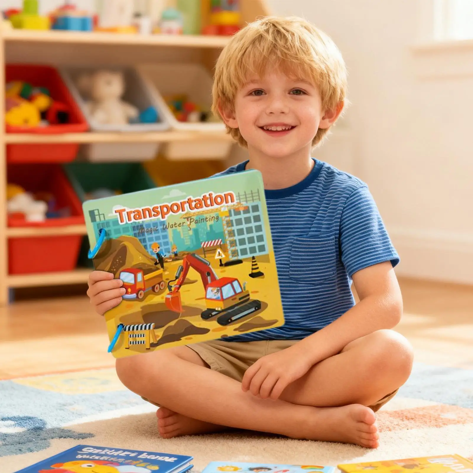 Aquarel tekenboek Creatief interactief activiteitsspeelgoed Aquarelverfboek voor familie Kind Ouder Jongen Meisje Thuisschool