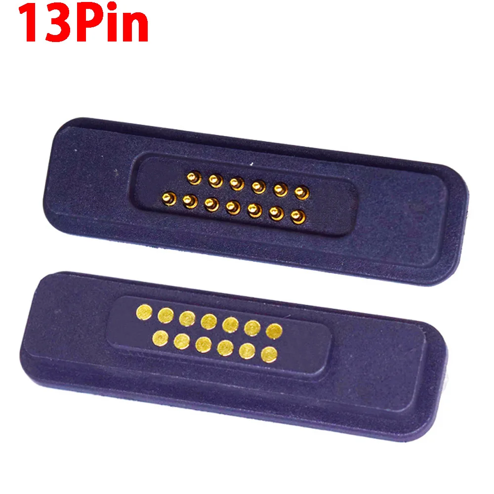 13Pin 14Pin 15P 16P 17Pin 18Pin 19Pin 20Pin Waterproof Magnetic Pogo Pin Connector 2A Male Female Spring Loaded DC Power Socket