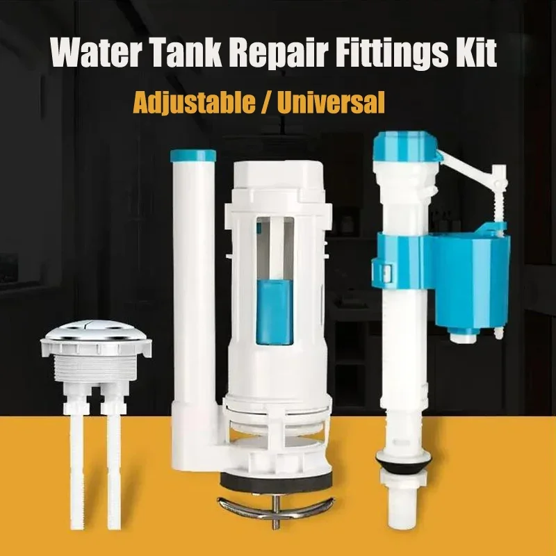 

Universal Toilets Tank Filling Valves Adjustable Water Tank Repair Fitting Kit f 20cm-28cm Toilet Accessories Toilet Inlet Valve