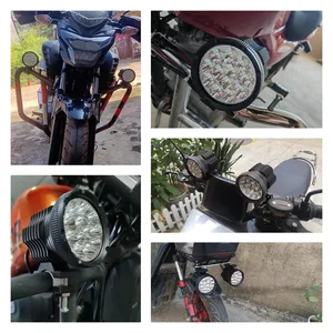 LED -Motorrad -Leuchtturm für Motorrad -Nebelscheinwerfer Hilfsmoto -Scheinwerfer Blinker Alto, hohe, lange Reichweite, 12 Chips 10 Hauptverkauf Farol XJ6 - №10