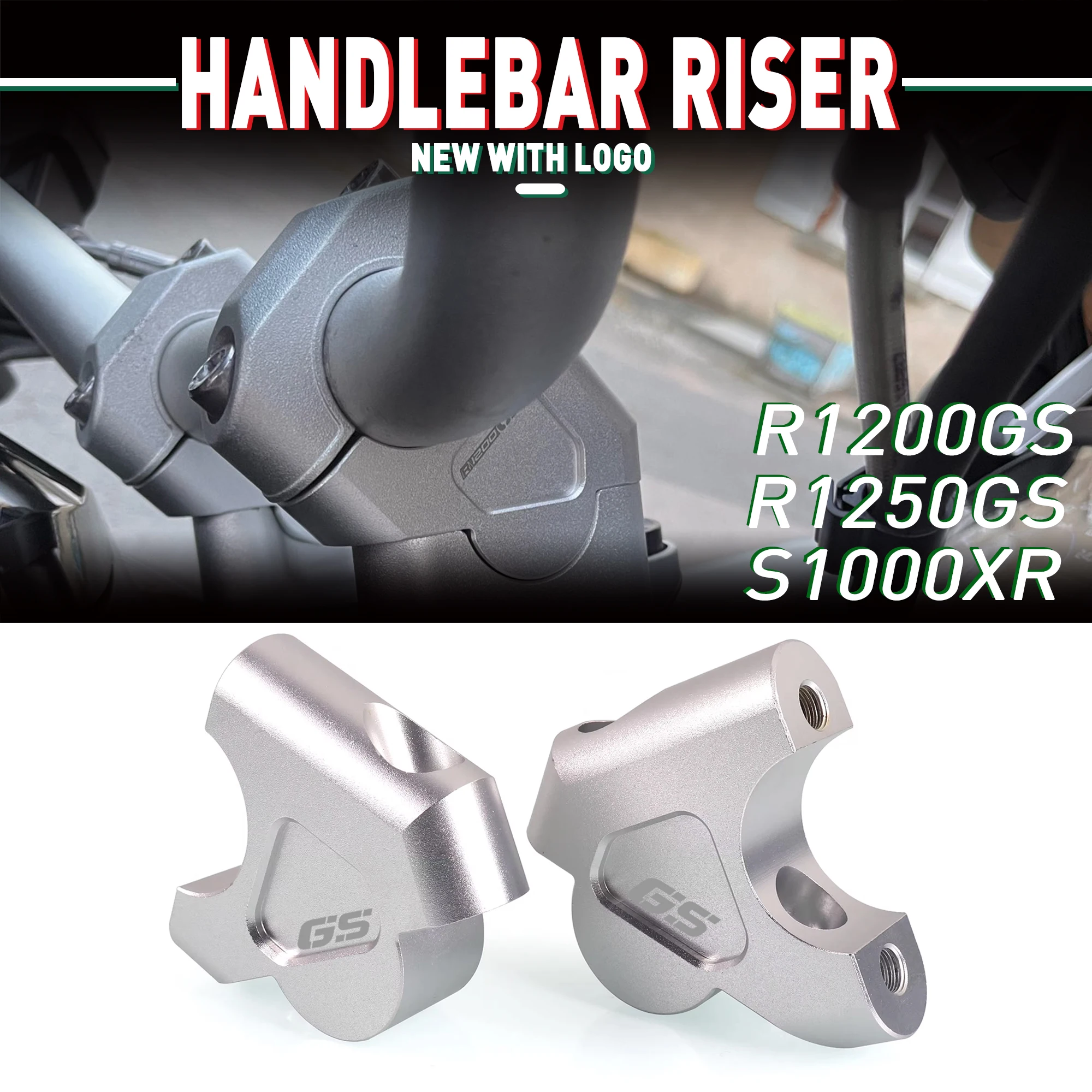 For BMW R 1200 GS LC R1200GS Adventure ADV GS 1250 R1250GS S1000XR Handlebar Riser 32MM Drag Handle Bar Clamp Extend Adapter