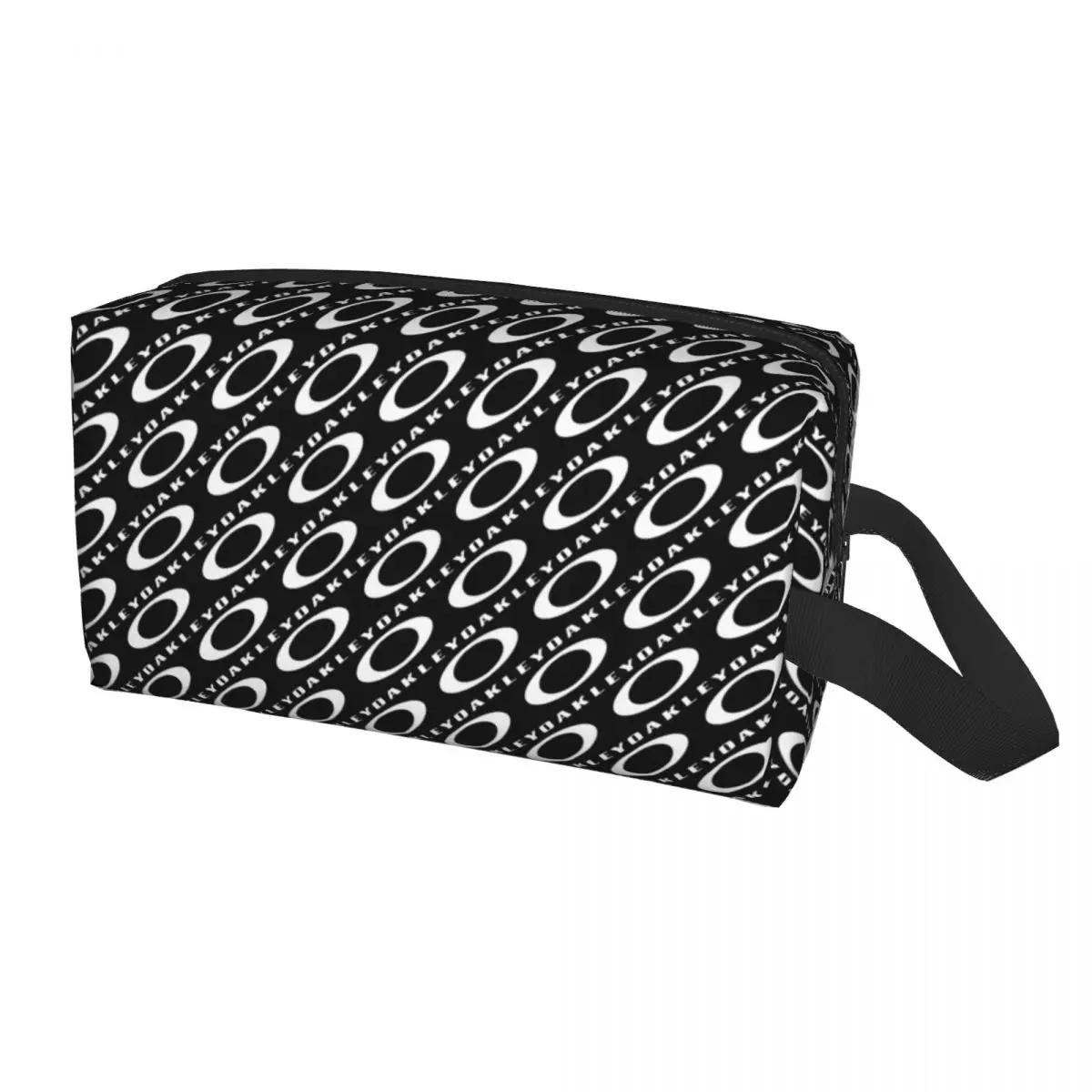 Cute Oakleys Logo Glasses Travel Toiletry Bag Women Makeup Cosmetic Organizer Beauty Storage Dopp Kit