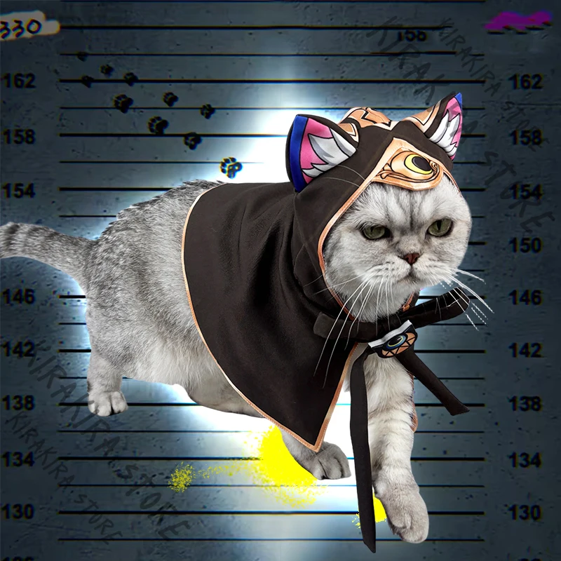 هونكاي: ستار ريل تشفير ‌ ‌   القط هود الحيوانات الأليفة تأثيري حلي الملابس لعب الأدوار اكسسوارات جرو الملابس الملابس هدايا Kawaii