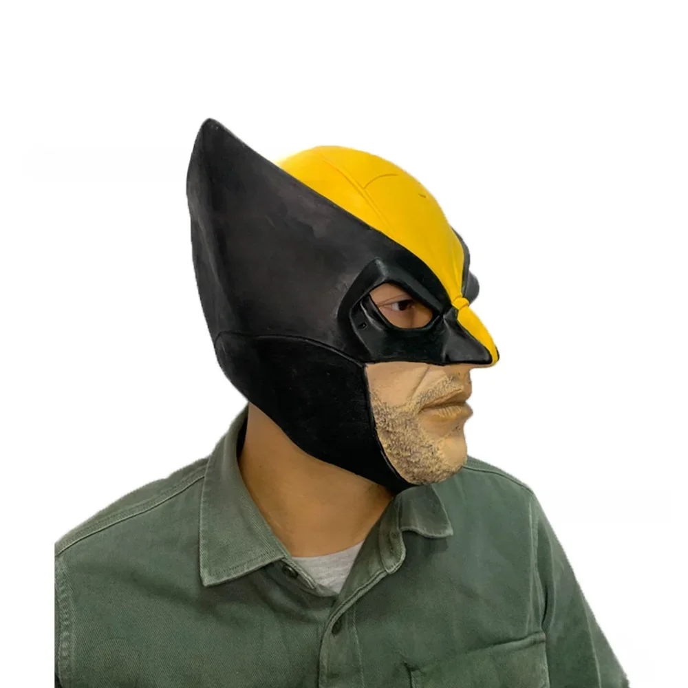 Wolverine Mask Movie Cosplay Prop Halloween Costume High Quality Latex Headgear Carnival Costume Party Supplies Helmet