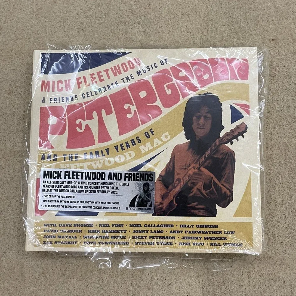 

Mick Fleetwood and Friends CD Classic Rock Album Legendary Collaborative Tracks Retro Rock Melodic Disc Home Audio CD