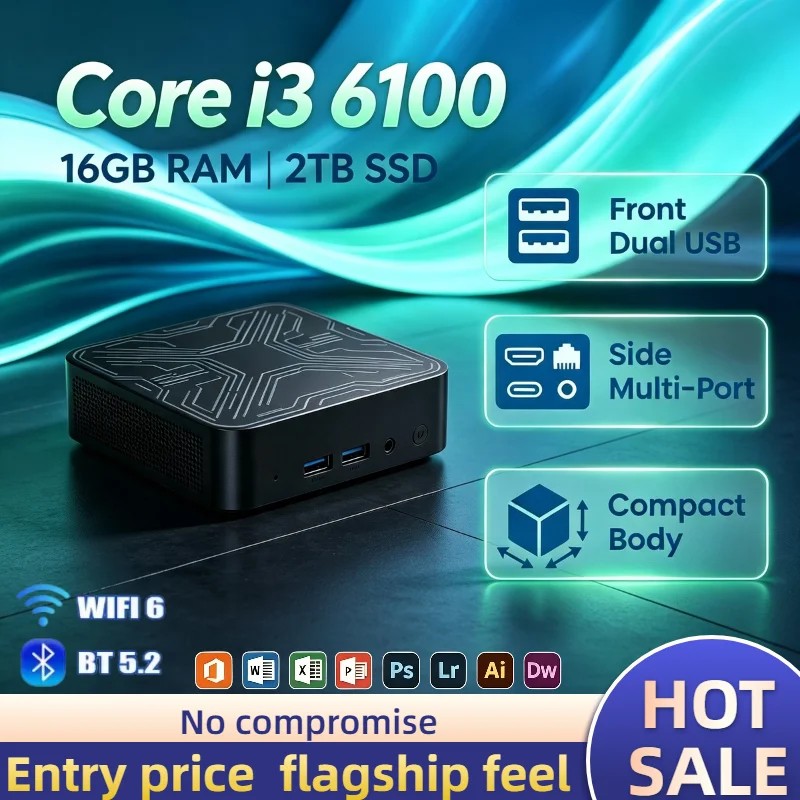 intel-core-i3-6100-2026-portable-mini-pc-16gb-ddr4-m2-nvme-ssd-triple-4k-output-wifi6-silent-cooling-home-office-desktop