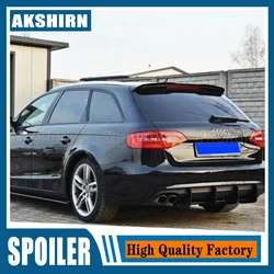 Spoiler dachowy RS4 dla Audi A4 B8 Avant / Allroad 2008-2016 ABS plastikowy spojler tylna owiewka dekoracja skrzydła samochodu A4 B8 Allroad