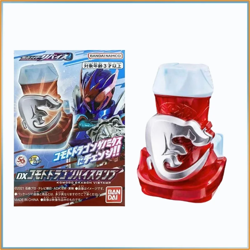 

В наличии натуральная Bandai Kamen Rider Revice Dx Ryuki Komodo Dragon Vistamp аниме реквизит для косплея игрушка в подарок