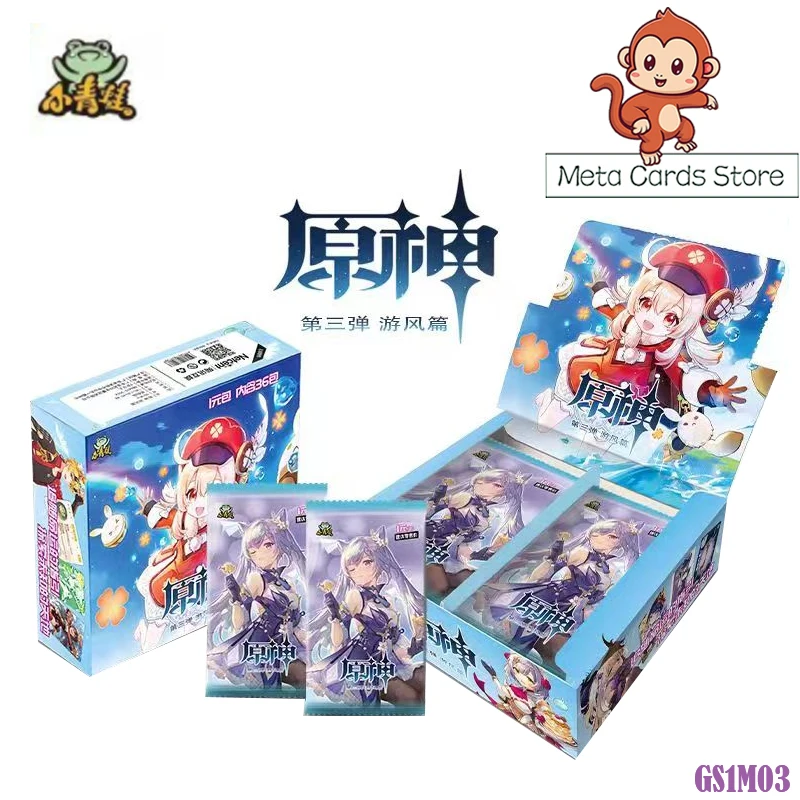 

Genshin Collection Card GS1M03 Keli Hutao Zhongli Doujin Booster Box Kids Toy Birthday Gifts