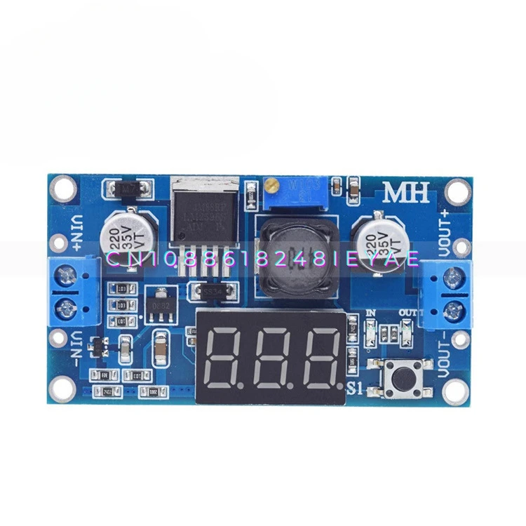 

LM2596 DC-DC Adjustable Step-down Module with Digital Voltmeter Display LM2596S Regulated Power Supply Module