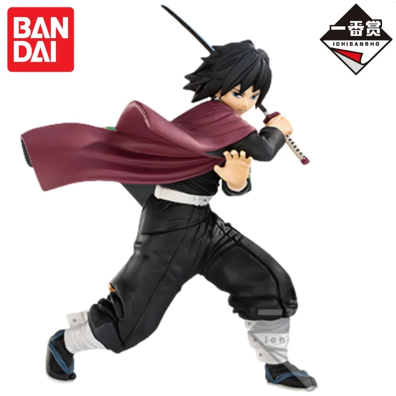 

In Stock Bandai Original Ichiban Kuji Demon Slayer Giyuu Tanjirou Model Doll Brand New Boxed Anime Action Figures Toys