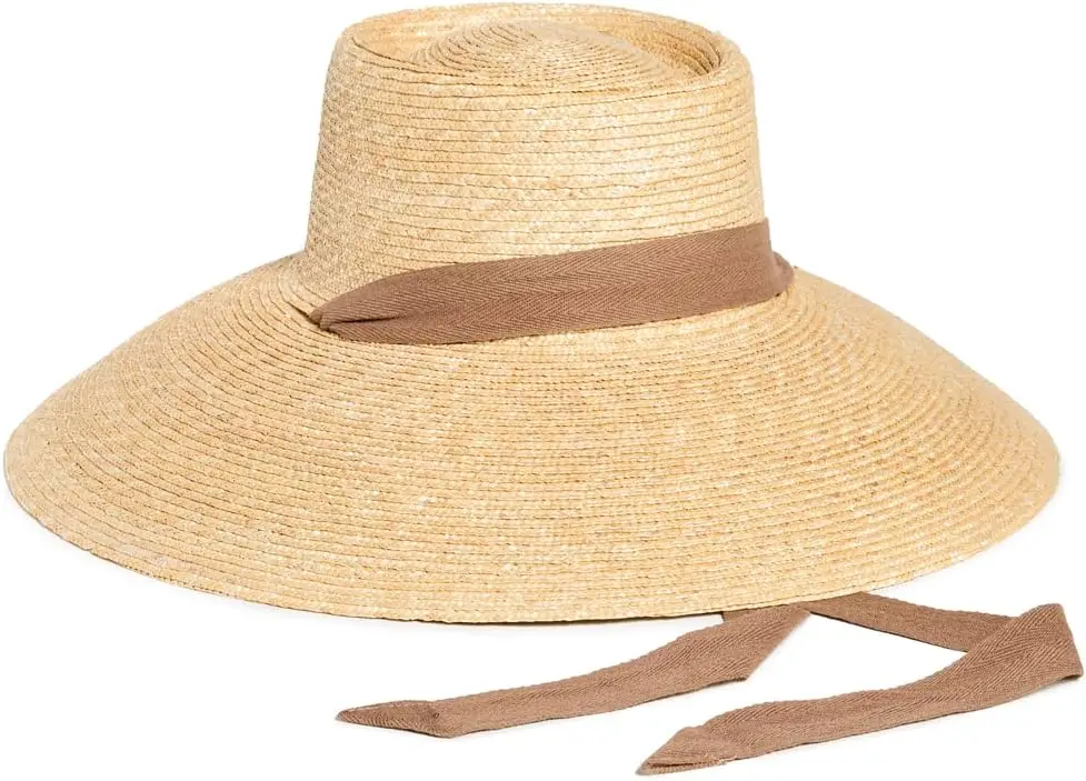 

Women's Paloma Straw Sun Hat for Summer Beach Vacation, Wide Brim Floppy Hat with Bow