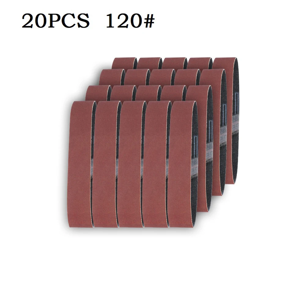 Sanding Belt 120/320/600Grit 25x330mm Sanding Belts 120/320/600 Grits Sander Paper For Polishing Machine Abrasives Tools