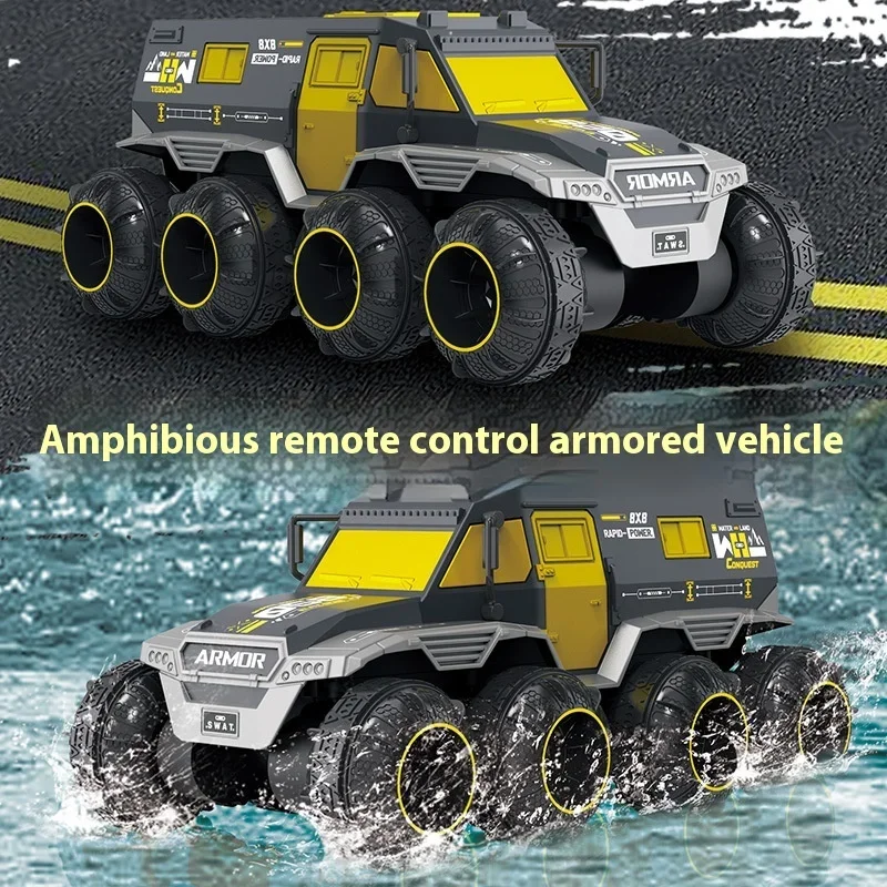 Regalo di festa Regalo per bambini Auto anfibia telecomandata Otto ruote Otto ruote motrici Arrampicata Fuoristrada Auto giocattolo Auto da corsa