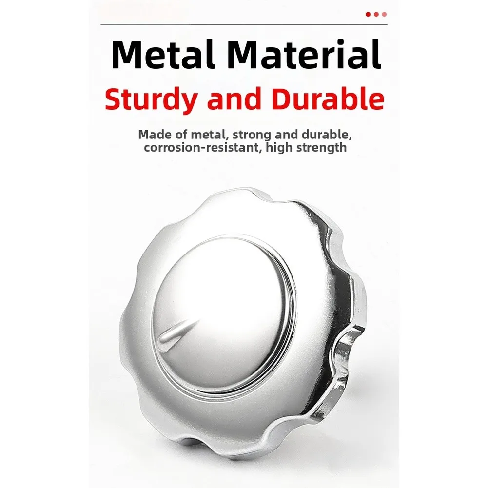 Aluminum Alloy Lock Motorcycle Fuel Cap Metal Construction Rubber Gasket Key Included Key-operated Mechanism Anti-rust Finish