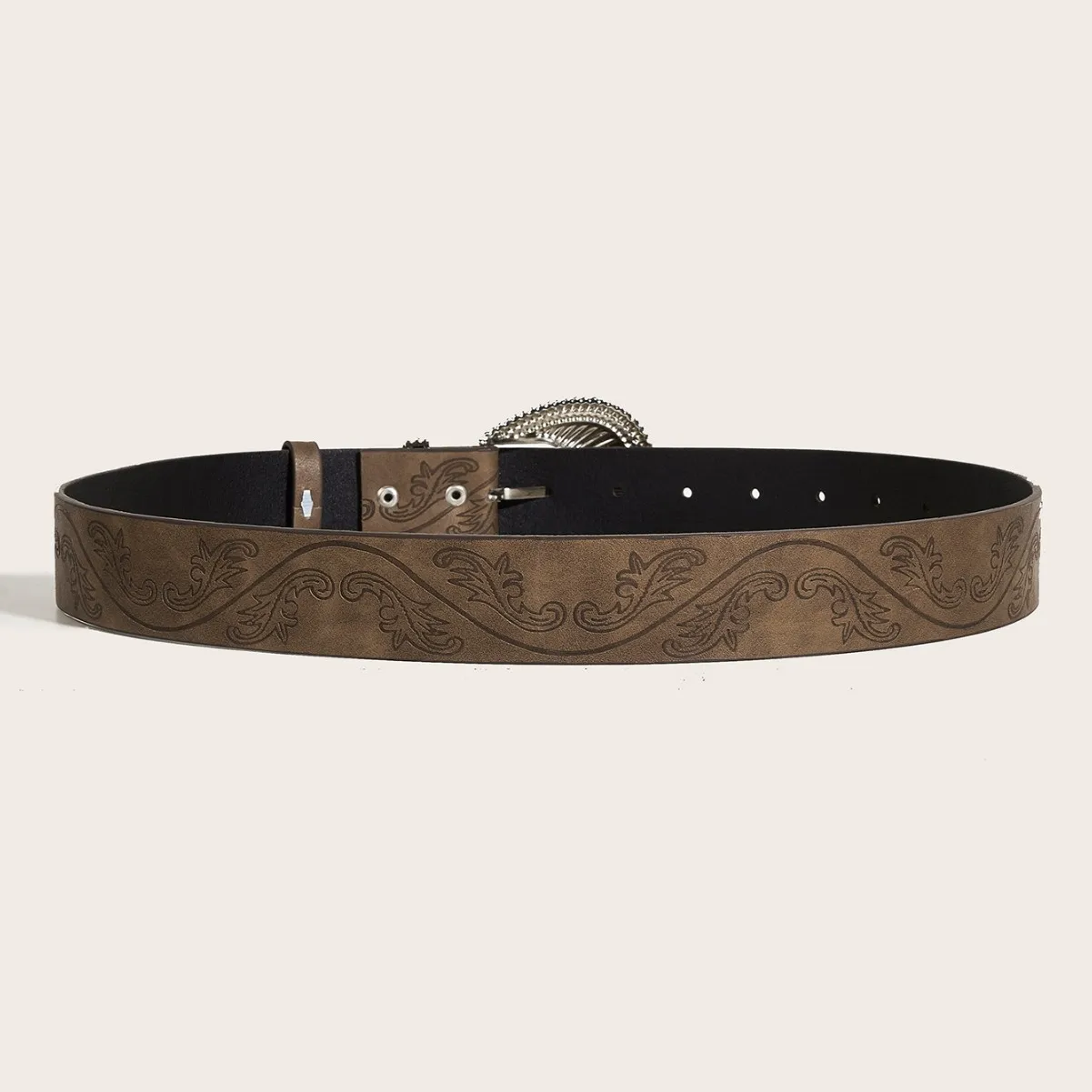 المرأة خمر مشبك بولي Leather الجلود مشد الإناث Cummerbund معطف حزام فستان Decration حزام عريض J1363