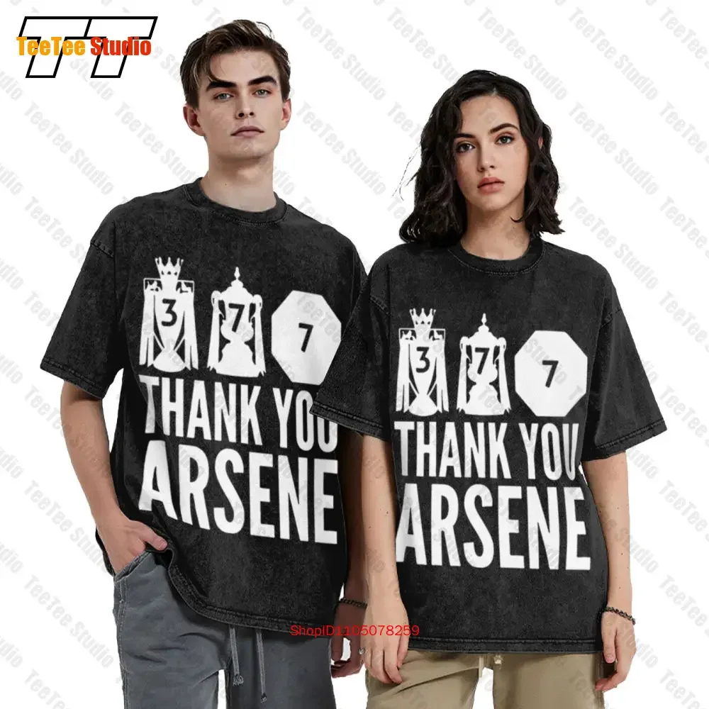 Thank You Arsene Trophies Wenger Vintage Oversized T-Shirt OGGY