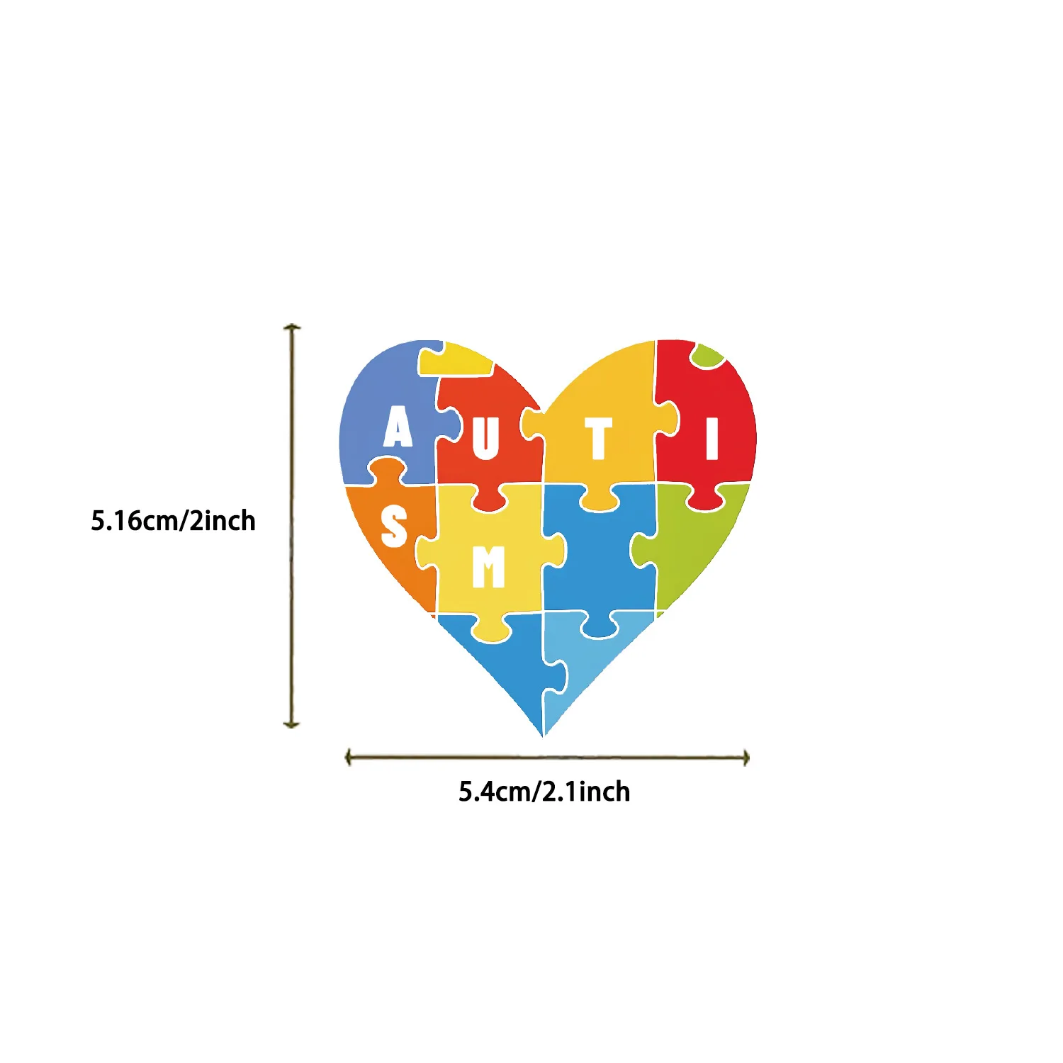 50pcs World Autism Day Sticker For Notebook Wall Decorative DIY Waterproof Stickers view 6