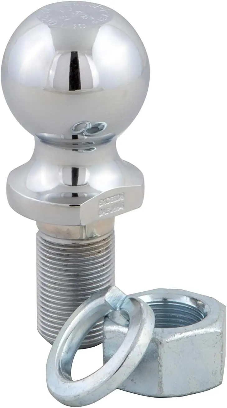 

91-00-6120 2-5/16 Inch Hitch Ball With 12,000 LBS Towing Capacity and 1-1/4 Inch Diameter Shank