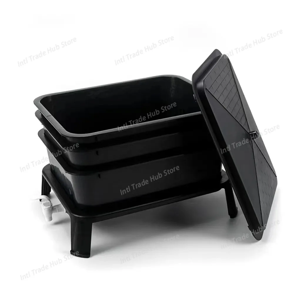 Earthworm fertilizer food waste bucket insect box Earthworms breeding Compost compost boxs earthworm Box