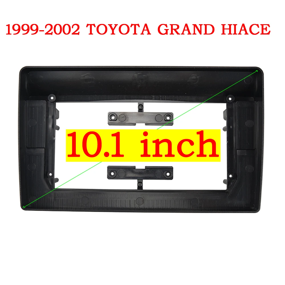 RSNAVI 10.1 inch fascia Car Audio Frame Car Radio facia,gps navigation facia panel is suitable 1999-2002 TOYOTA GRAND HIACE